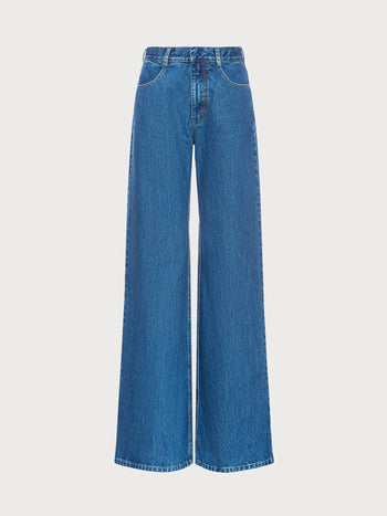 Buy Flare Jeans – Bottoms by Ksenia Schnaider | Ethical & Sustainable Fashion
