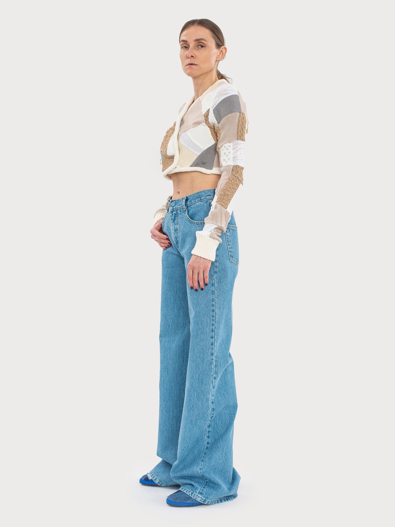 Buy Flared Jeans – Bottoms by Ksenia Schnaider | Ethical & Sustainable Fashion