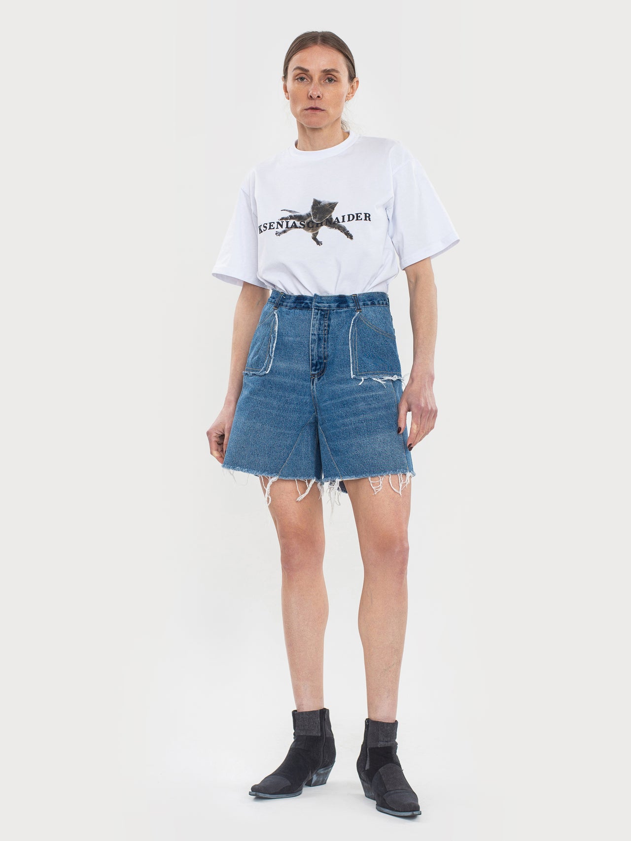 Reworked Denim Shorts