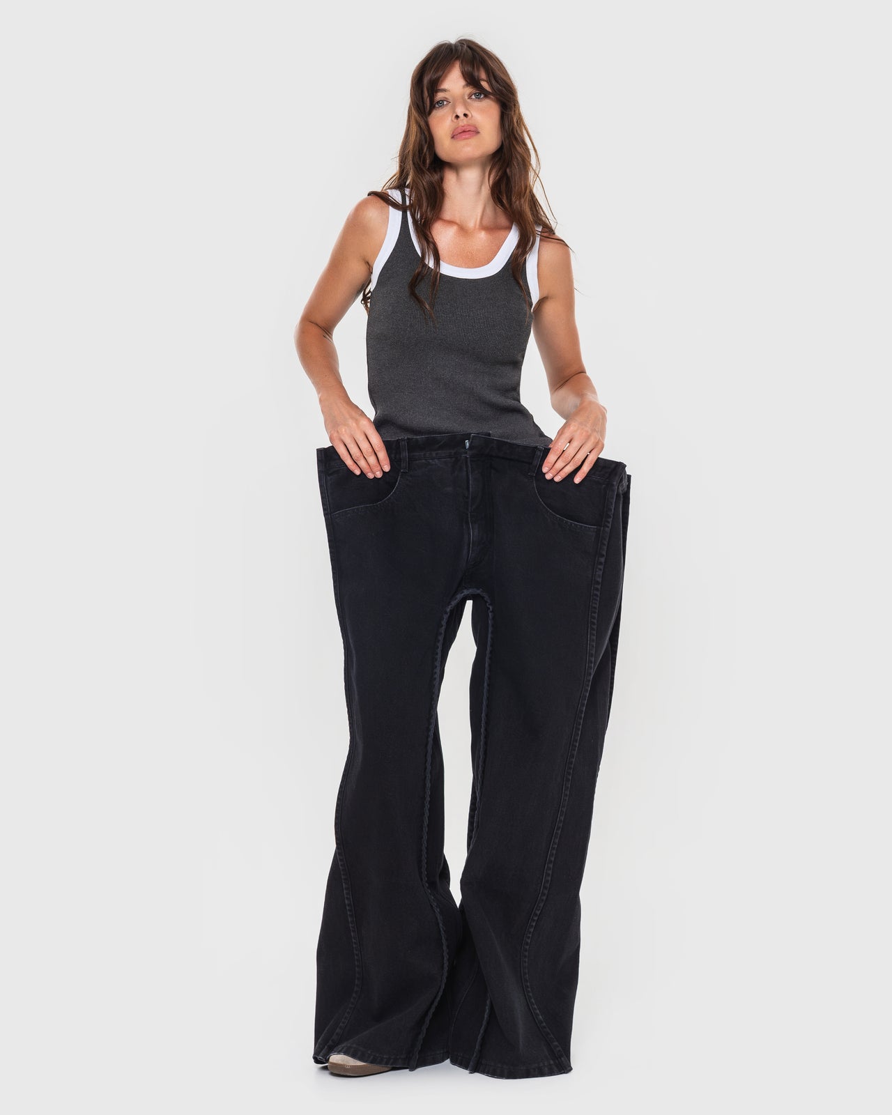 Voluminous Square Jeans