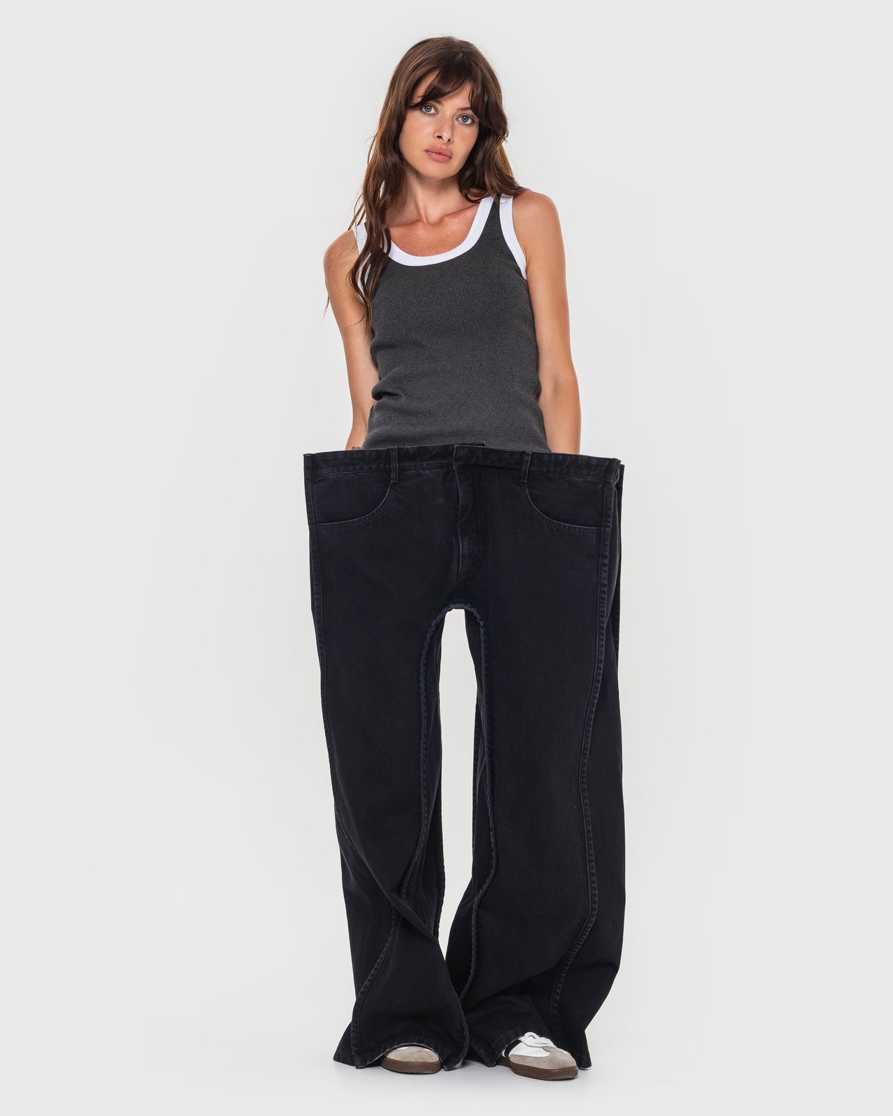 Voluminous Square Jeans