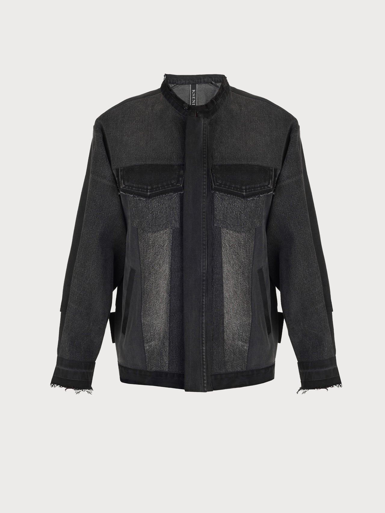 Buy Reworked Denim Jacket – Outerwear by Ksenia Schnaider | Ethical & Sustainable Fashion