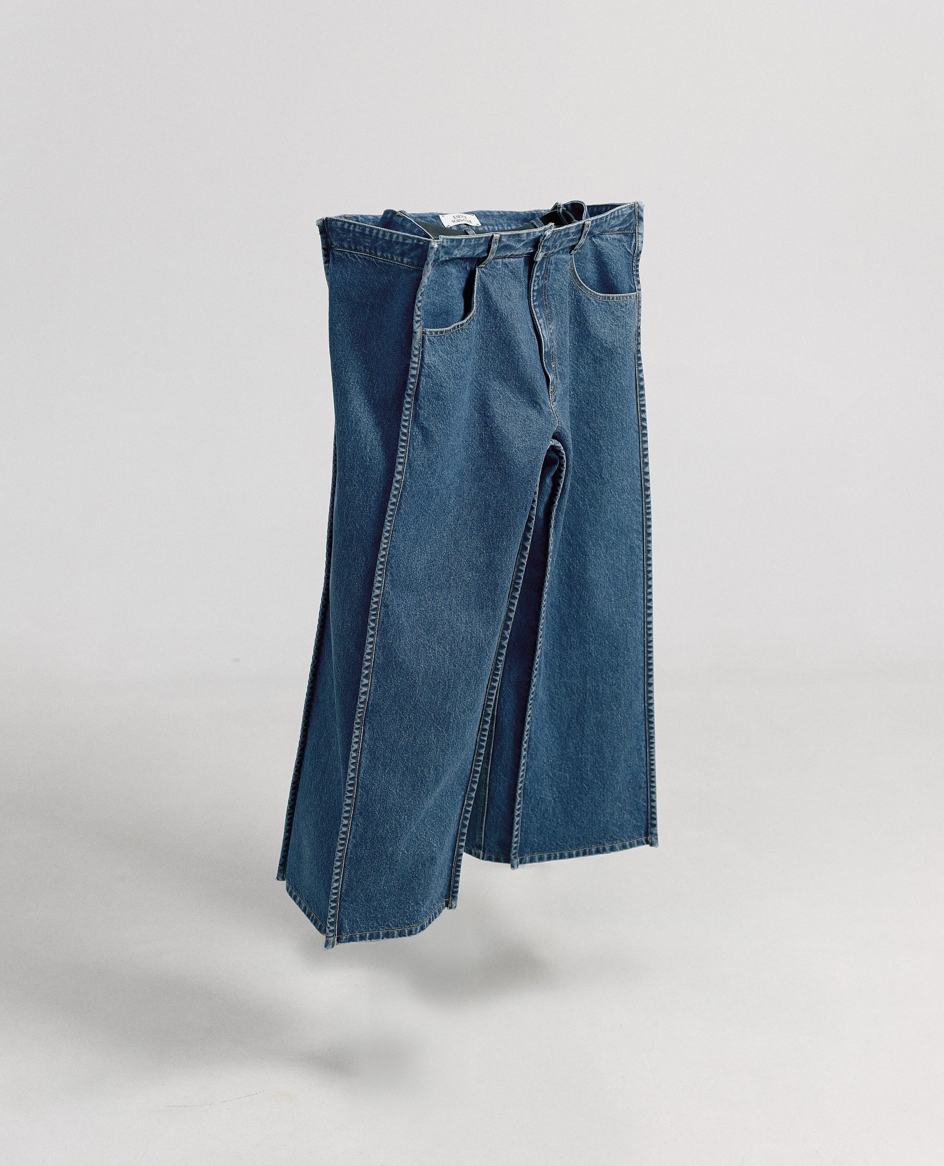 Buy Square Voluminous Jeans – by Ksenia Schnaider | Ethical & Sustainable Fashion