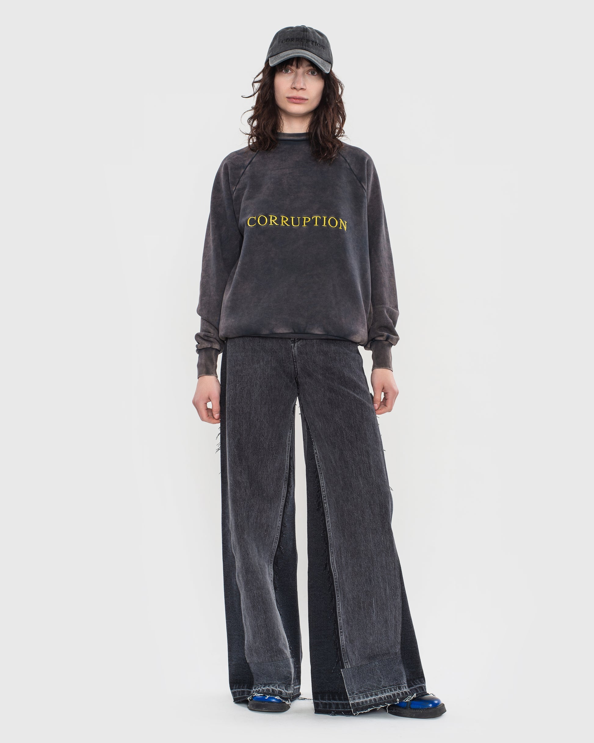 Buy Corruption Sweatshirt – Tops by Ksenia Schnaider | Ethical & Sustainable Fashion