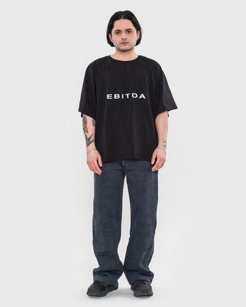 Buy Yin Yang Denim Joggers – Bottoms by Ksenia Schnaider | Ethical & Sustainable Fashion