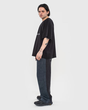Buy Yin Yang Denim Joggers – Bottoms by Ksenia Schnaider | Ethical & Sustainable Fashion