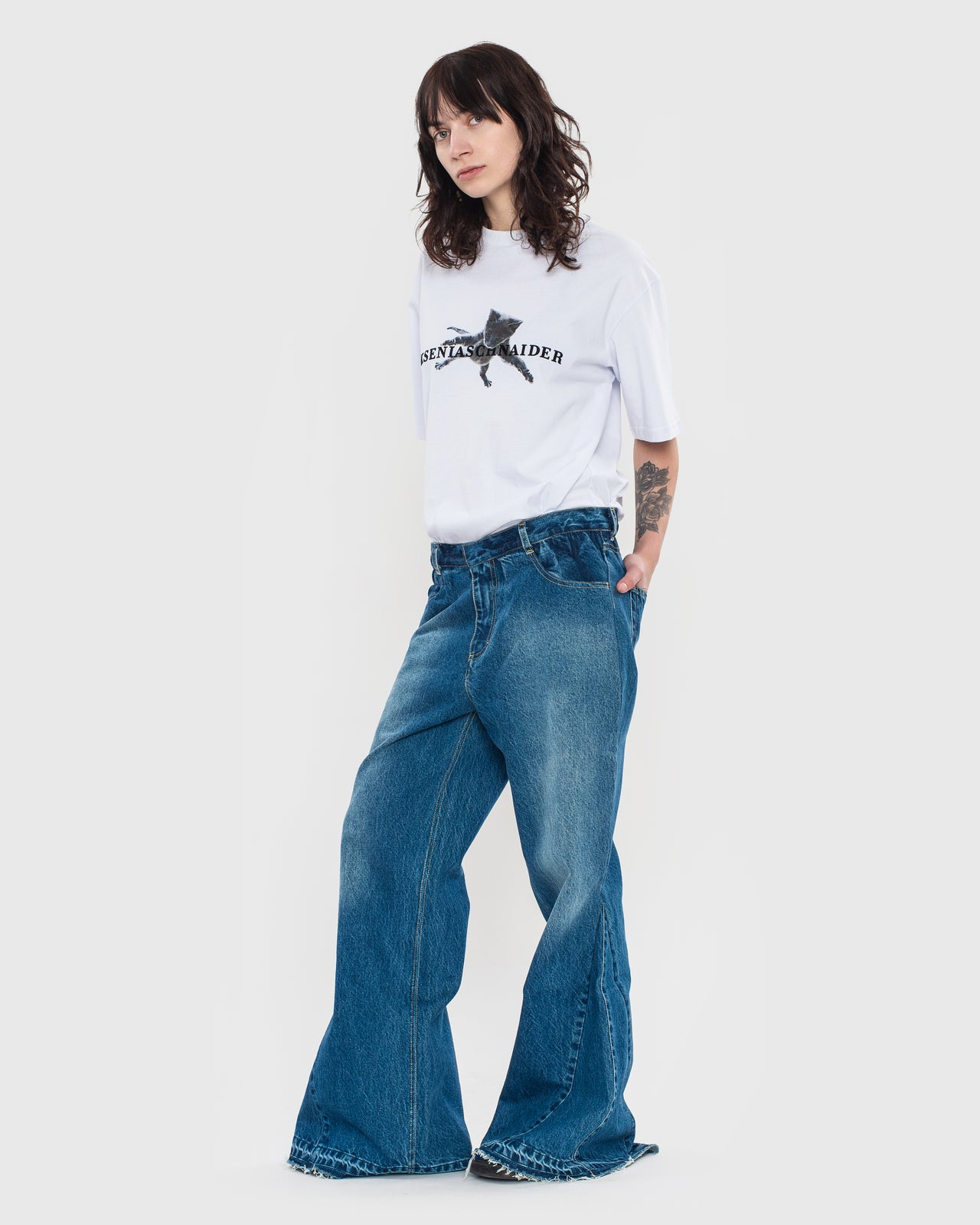 Buy Baggy Jeans – Bottoms by Ksenia Schnaider | Ethical & Sustainable Fashion