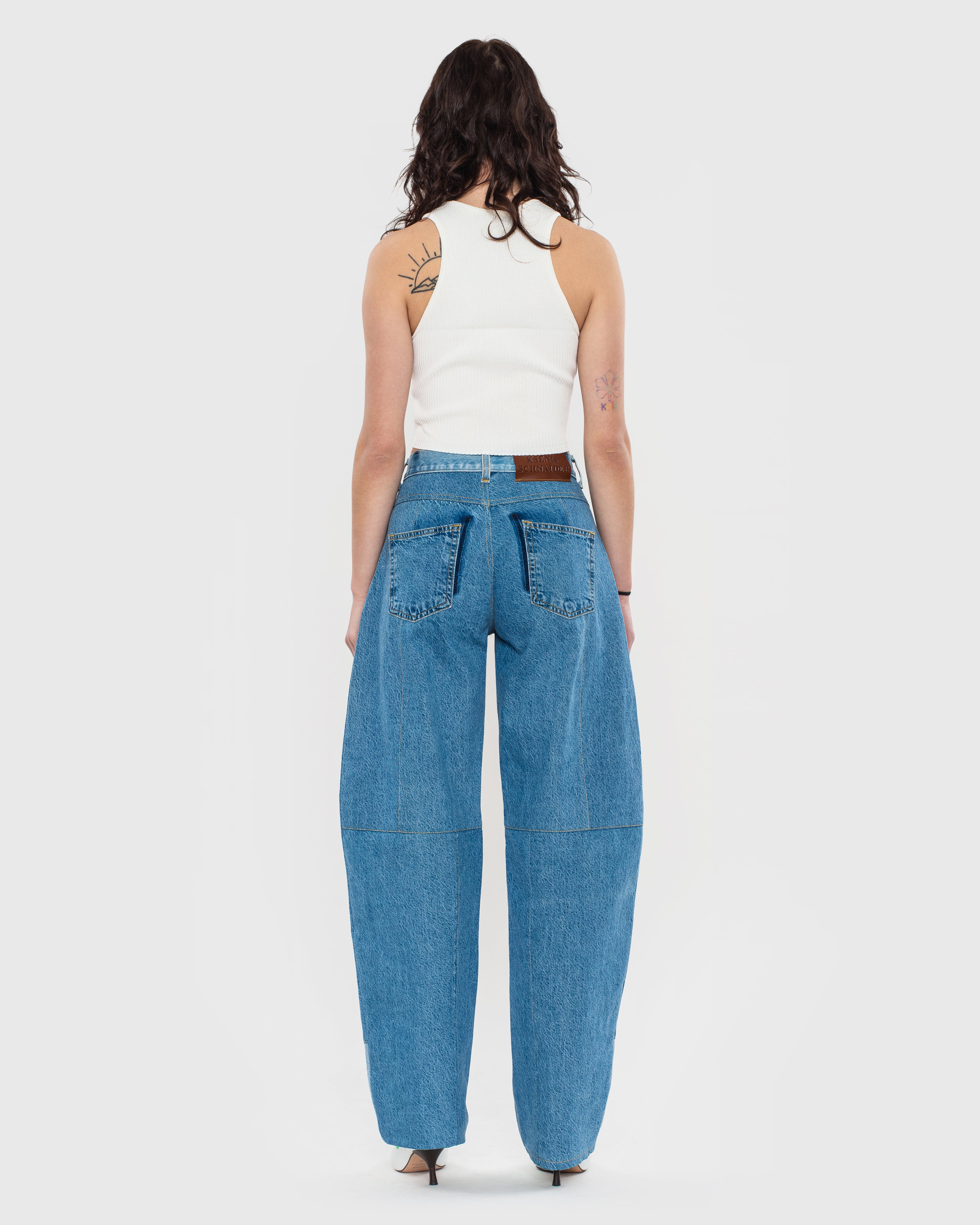 Reworked Fortune Cookie Jeans - KSENIASCHNAIDER