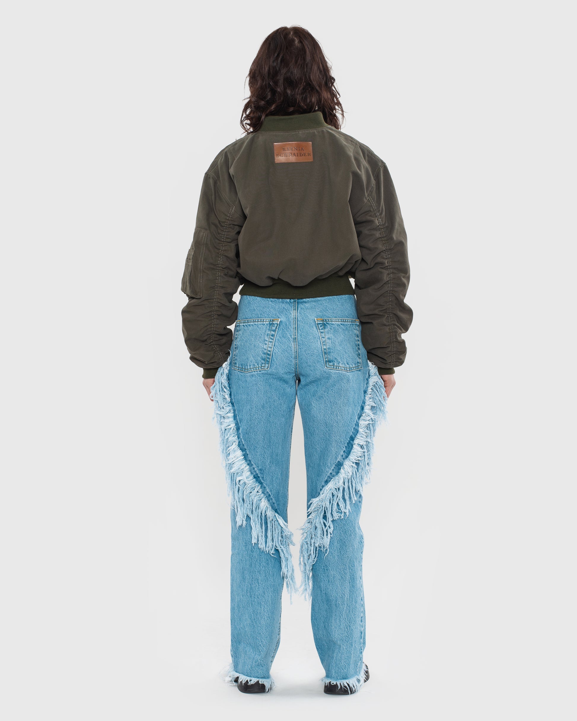 Buy Cropped Bomber – Outerwear by Ksenia Schnaider | Ethical & Sustainable Fashion