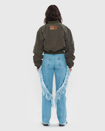 Buy Cropped Bomber – Outerwear by Ksenia Schnaider | Ethical & Sustainable Fashion