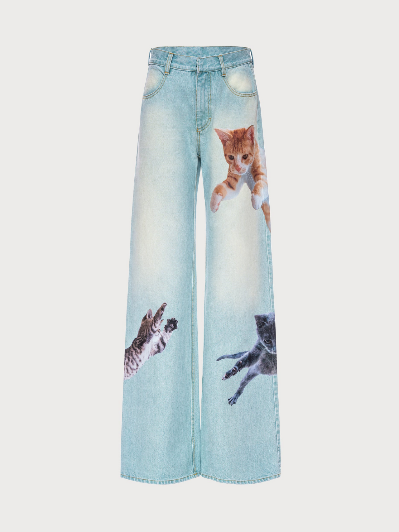 Buy Cats Jeans – Bottoms by Ksenia Schnaider | Ethical & Sustainable Fashion