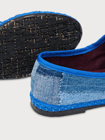 Buy Patchwork Mary Jane Flats – Accessories by Ksenia Schnaider | Ethical & Sustainable Fashion