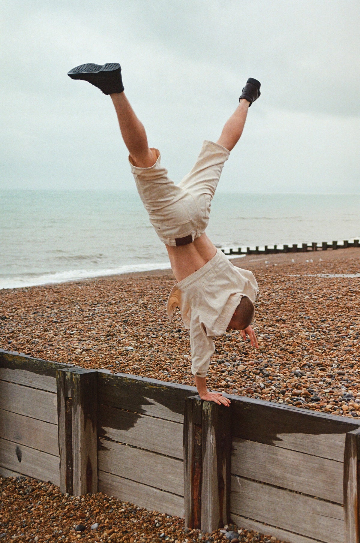 Buy Embroidered Denim Capris – Bottoms by Ksenia Schnaider | Ethical & Sustainable Fashion