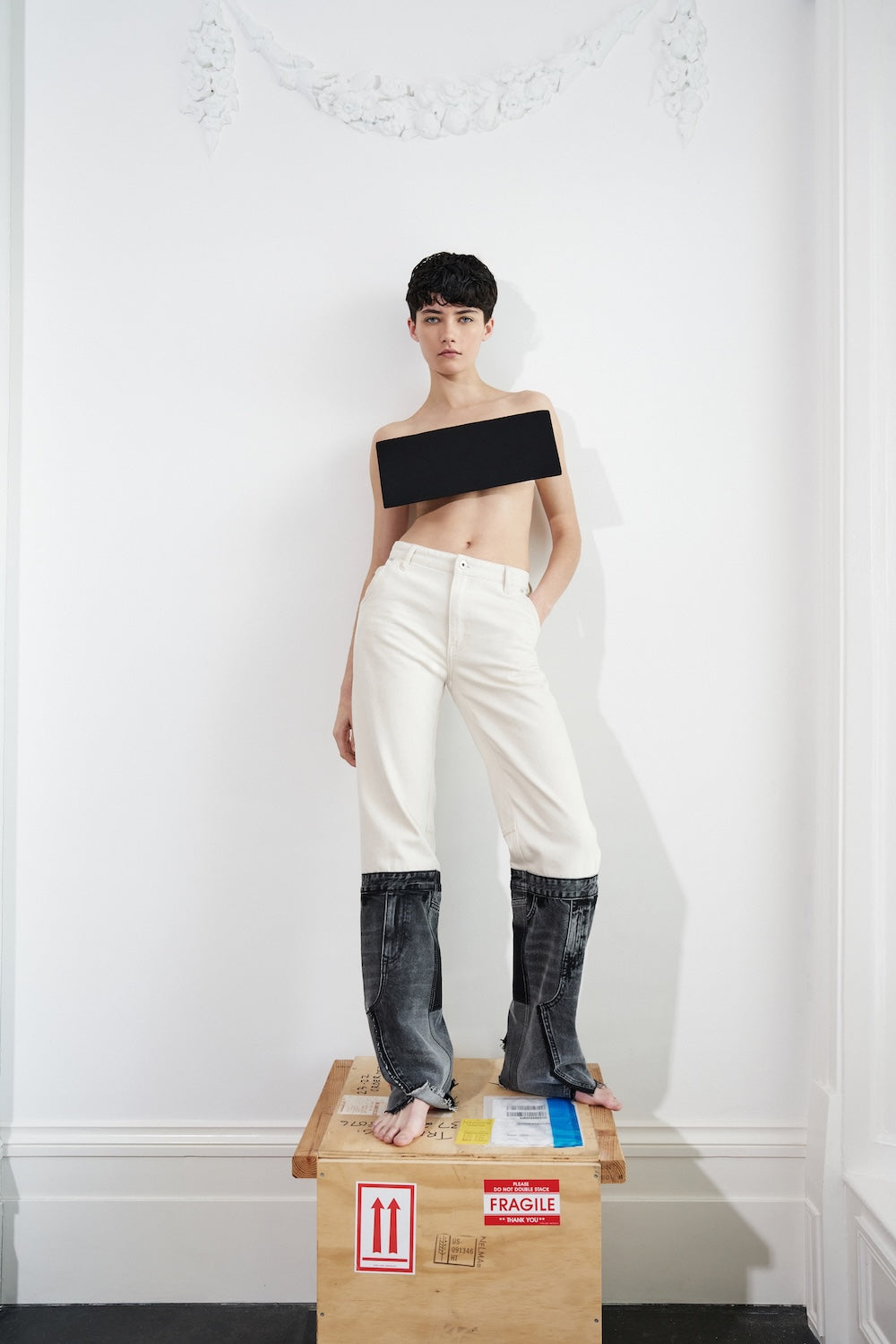 Buy Square Panel Top – Tops by Ksenia Schnaider | Ethical & Sustainable Fashion