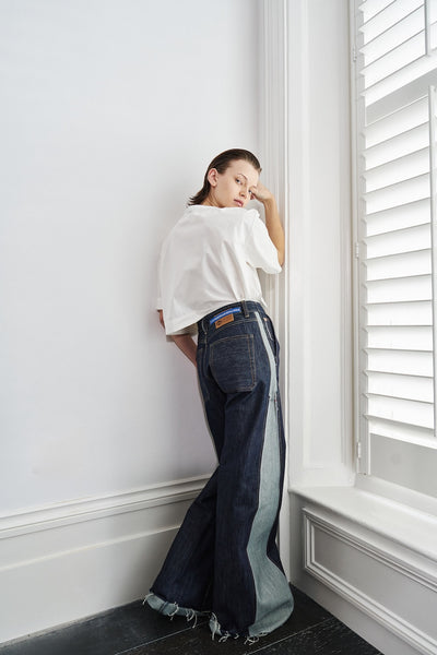 Reworked Wide Leg Jeans - KSENIASCHNAIDER