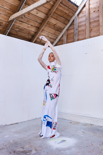 Buy Reworked Sportwear Spiral Dress – Dresses by Ksenia Schnaider | Ethical & Sustainable Fashion