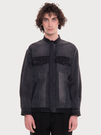 Buy Reworked Denim Jacket – Outerwear by Ksenia Schnaider | Ethical & Sustainable Fashion