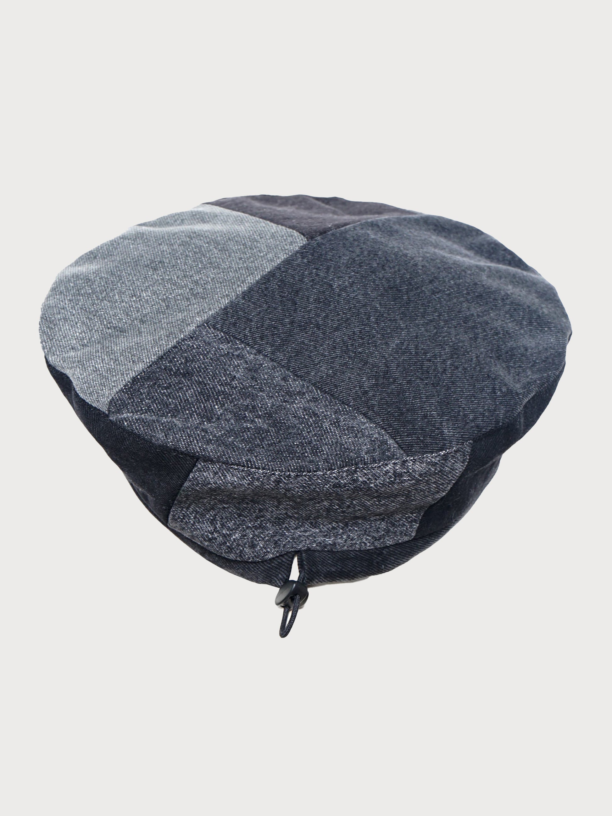 Buy Reworked Mixed Black Beret – Accessories by Ksenia Schnaider | Ethical & Sustainable Fashion