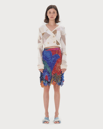 Buy 90’s Patchwork Cardigan – Tops by Ksenia Schnaider | Ethical & Sustainable Fashion