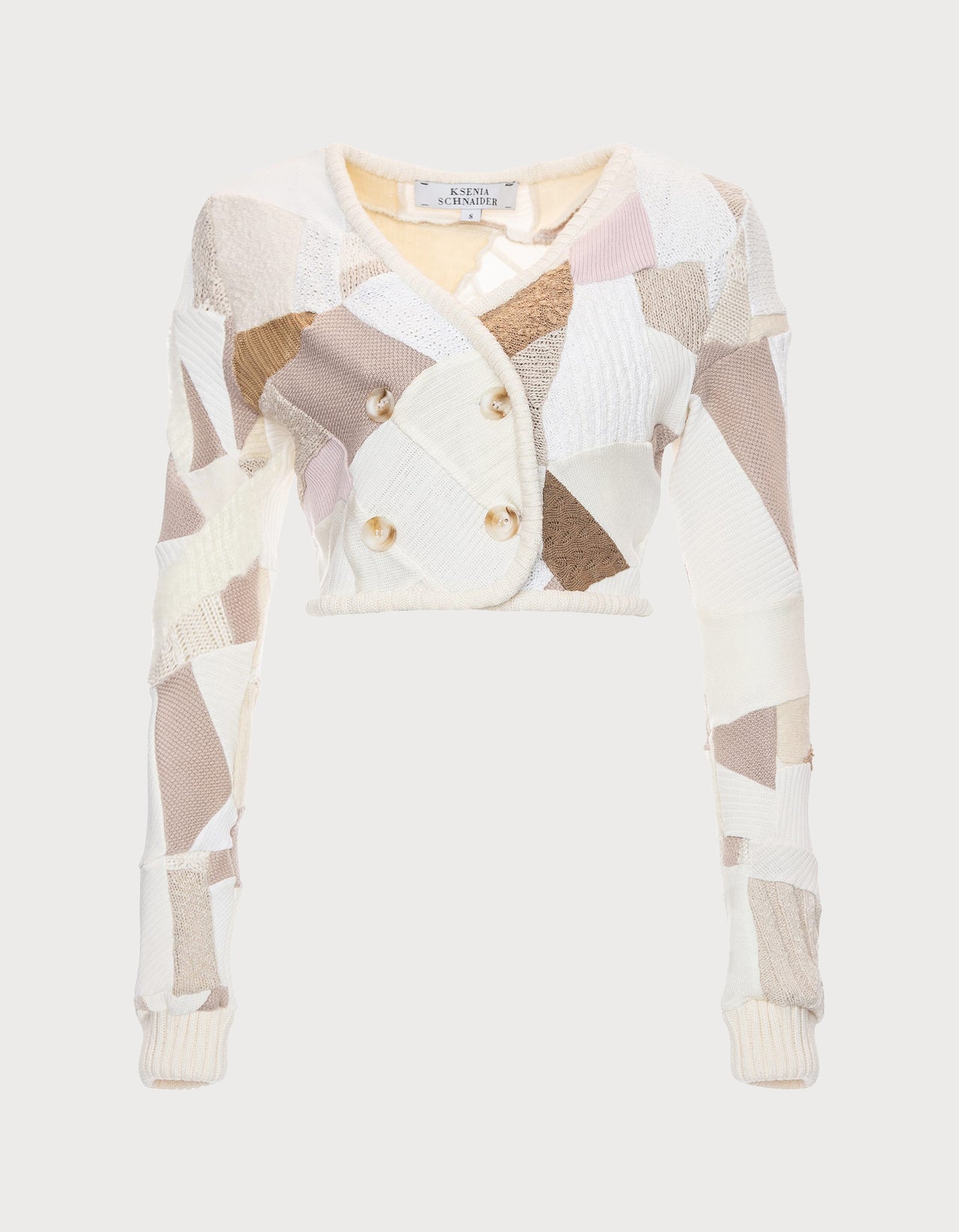 Buy 90’s Patchwork Cardigan – Tops by Ksenia Schnaider | Ethical & Sustainable Fashion
