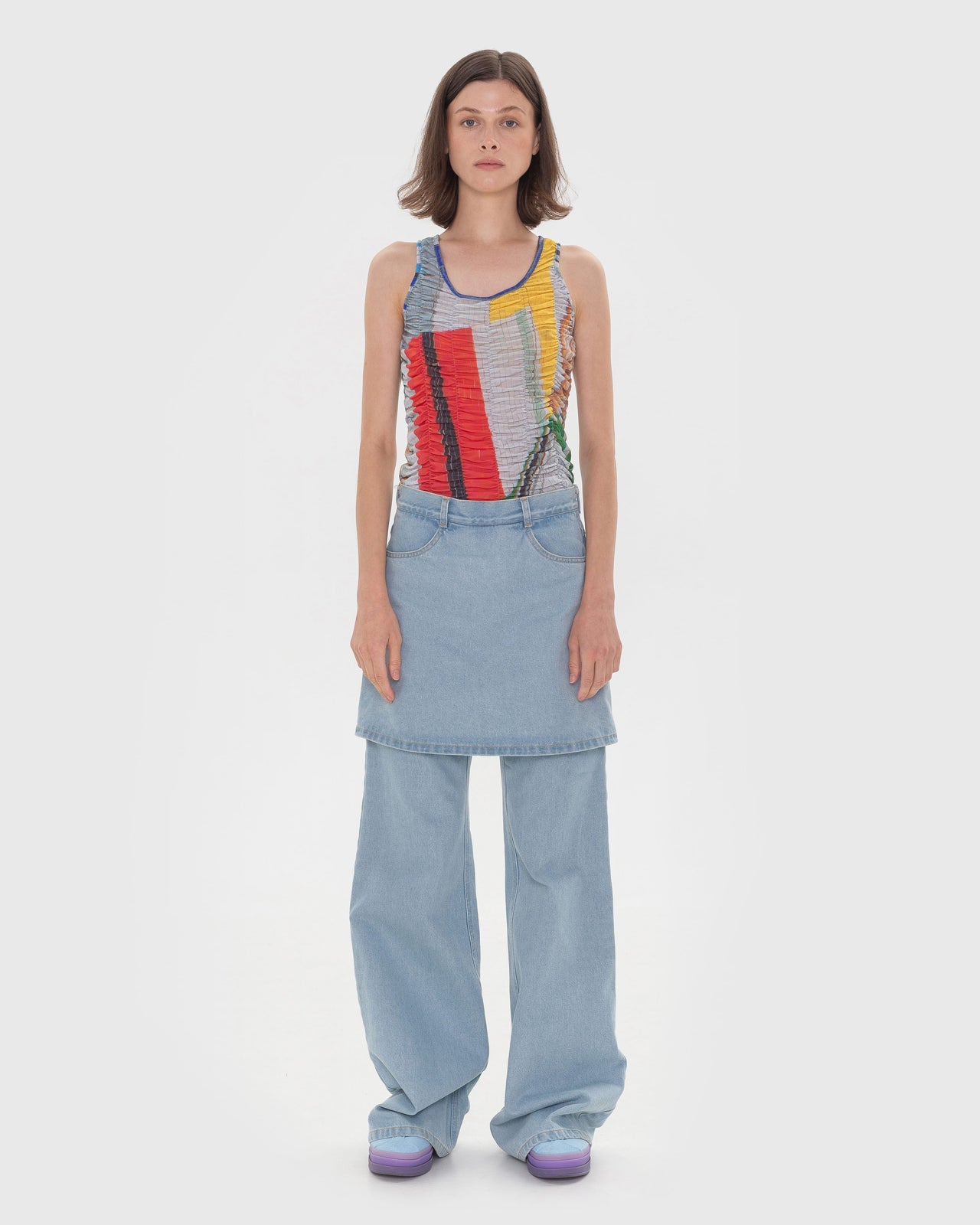 Buy Skirty Jeans – Bottoms by Ksenia Schnaider | Ethical & Sustainable Fashion