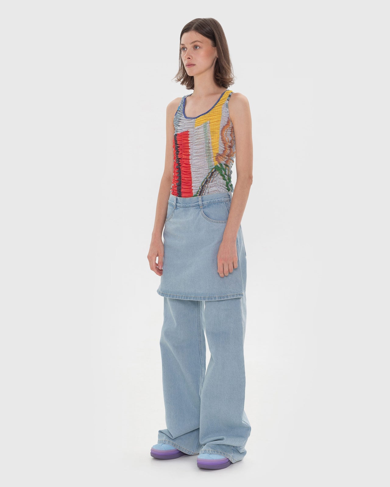 Buy Skirty Jeans – Bottoms by Ksenia Schnaider | Ethical & Sustainable Fashion