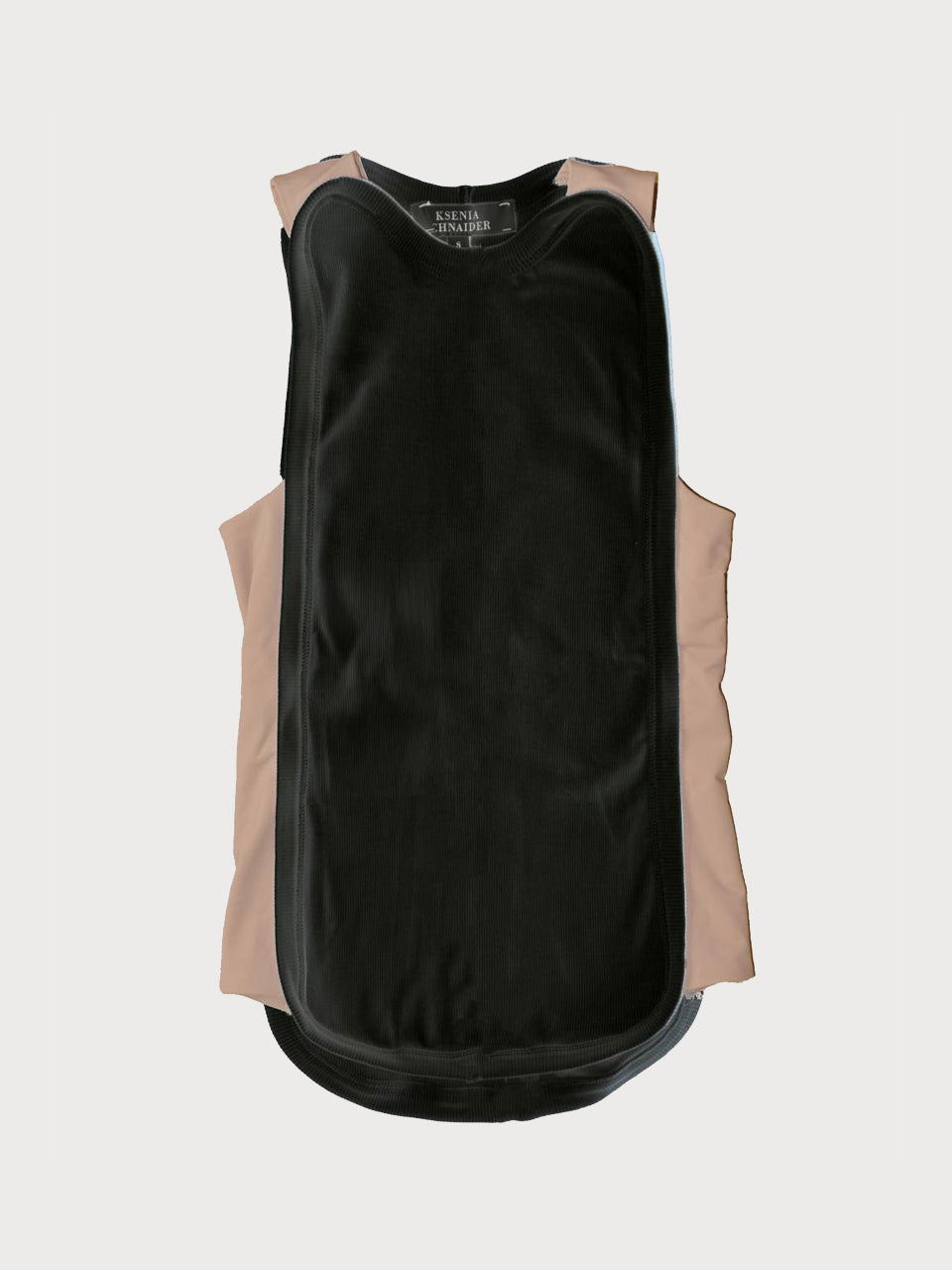Buy Tank Top with Nude Side Panels – Tops by Ksenia Schnaider | Ethical & Sustainable Fashion