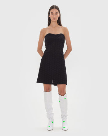 Broderie Anglaise Shortall with Skirt Detail