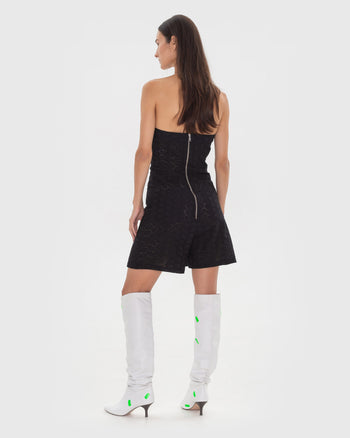 Broderie Anglaise Shortall with Skirt Detail