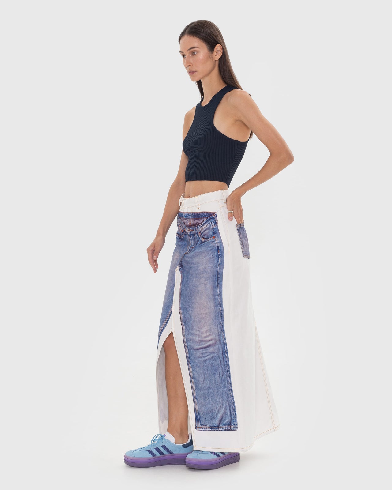 Buy Augmented Maxi Skirt – Bottoms by Ksenia Schnaider | Ethical & Sustainable Fashion