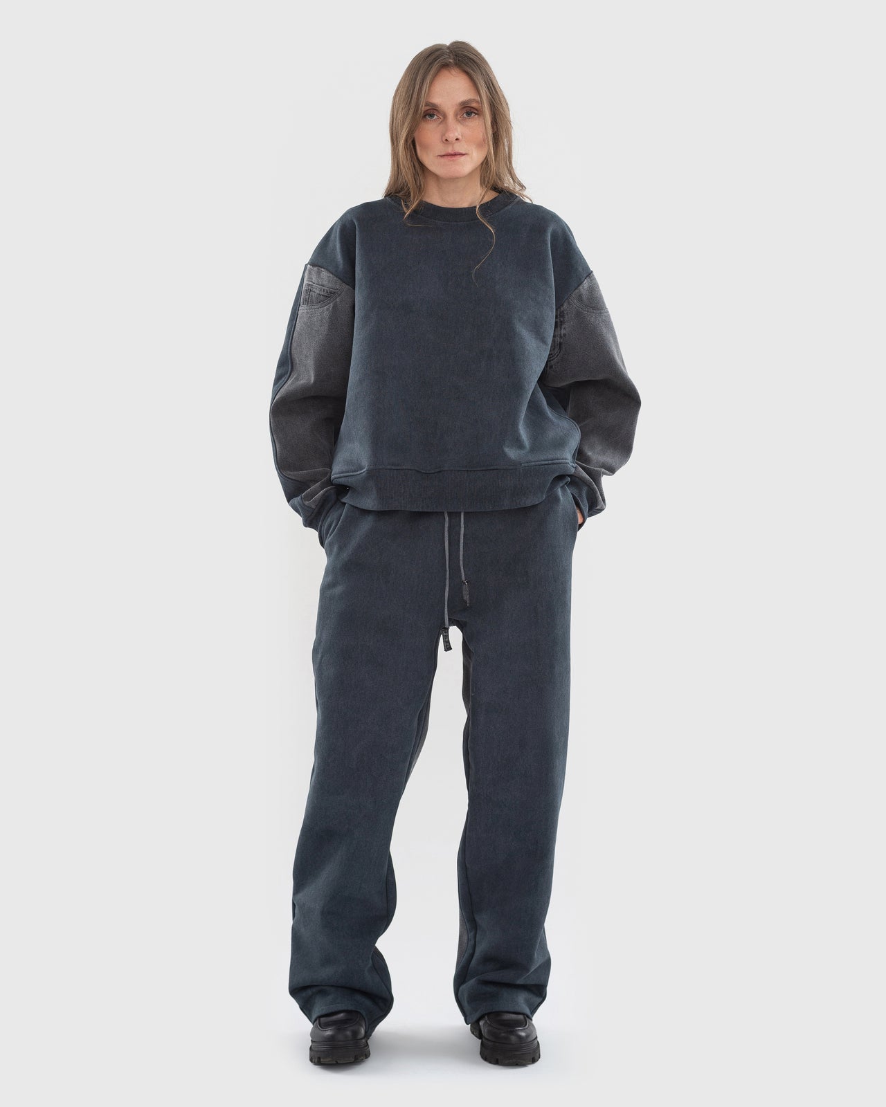 Yin Yang Denim Joggers