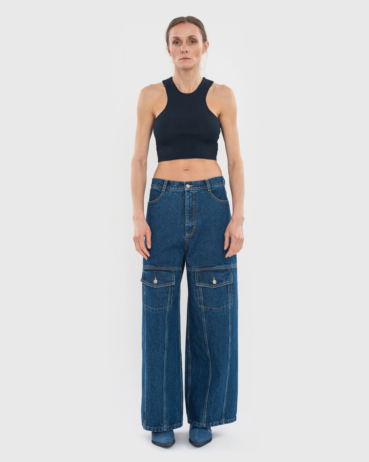 Facing Denim Jeans