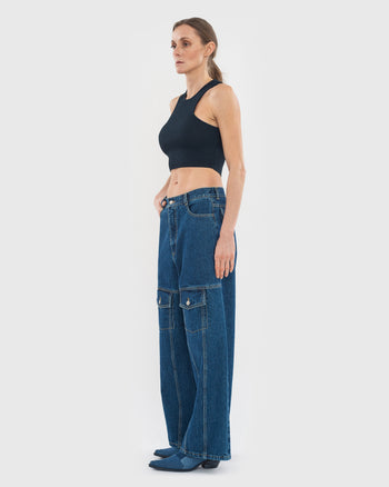 Facing Denim Jeans