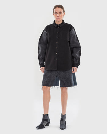 Yin Yang Denim Shorts