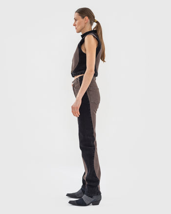 Cropped Wavy Vest