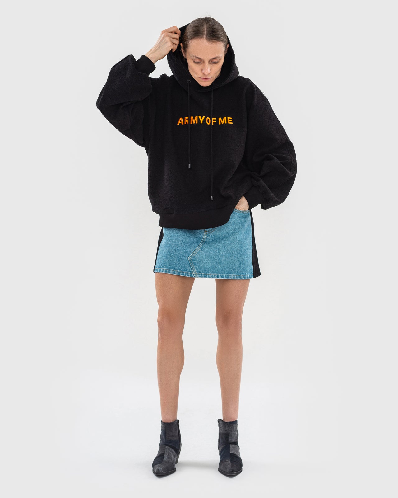 Buy Wavy Mini Skirt – Bottoms by Ksenia Schnaider | Ethical & Sustainable Fashion