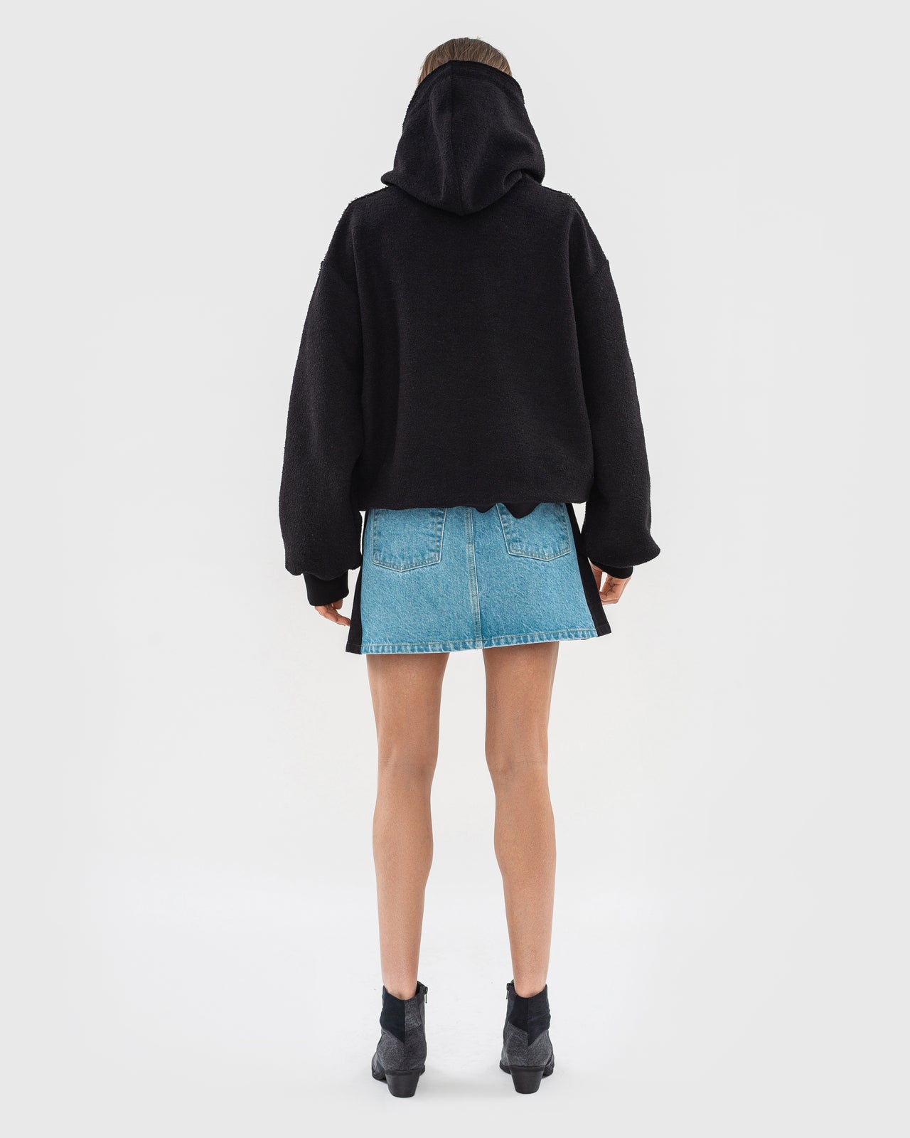 Buy Wavy Mini Skirt – Bottoms by Ksenia Schnaider | Ethical & Sustainable Fashion