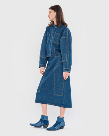 Double Face Denim Jacket
