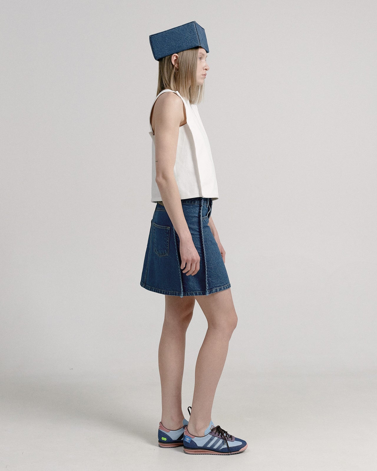 Buy Mini Trapeze Skirt – by Ksenia Schnaider | Ethical & Sustainable Fashion