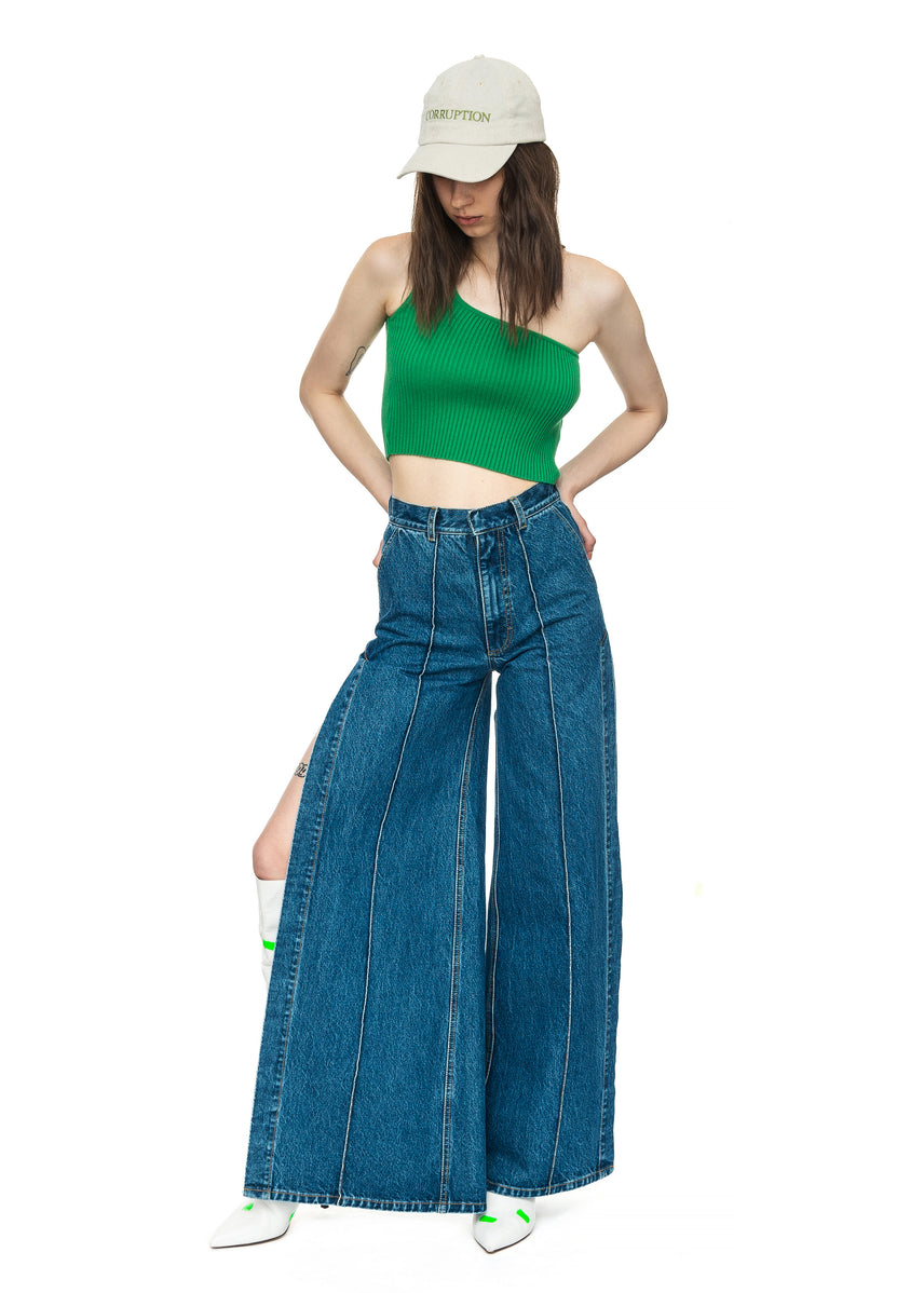 Jeans with Side Cutouts image