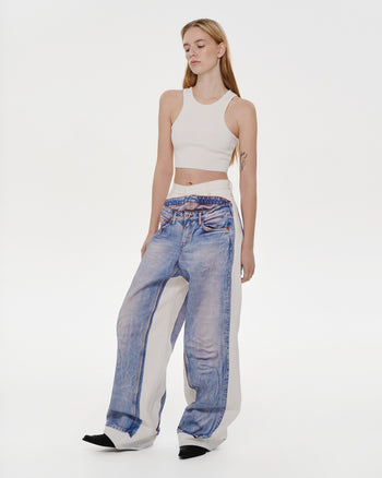 Buy Augmented Jeans – Bottoms by Ksenia Schnaider | Ethical & Sustainable Fashion