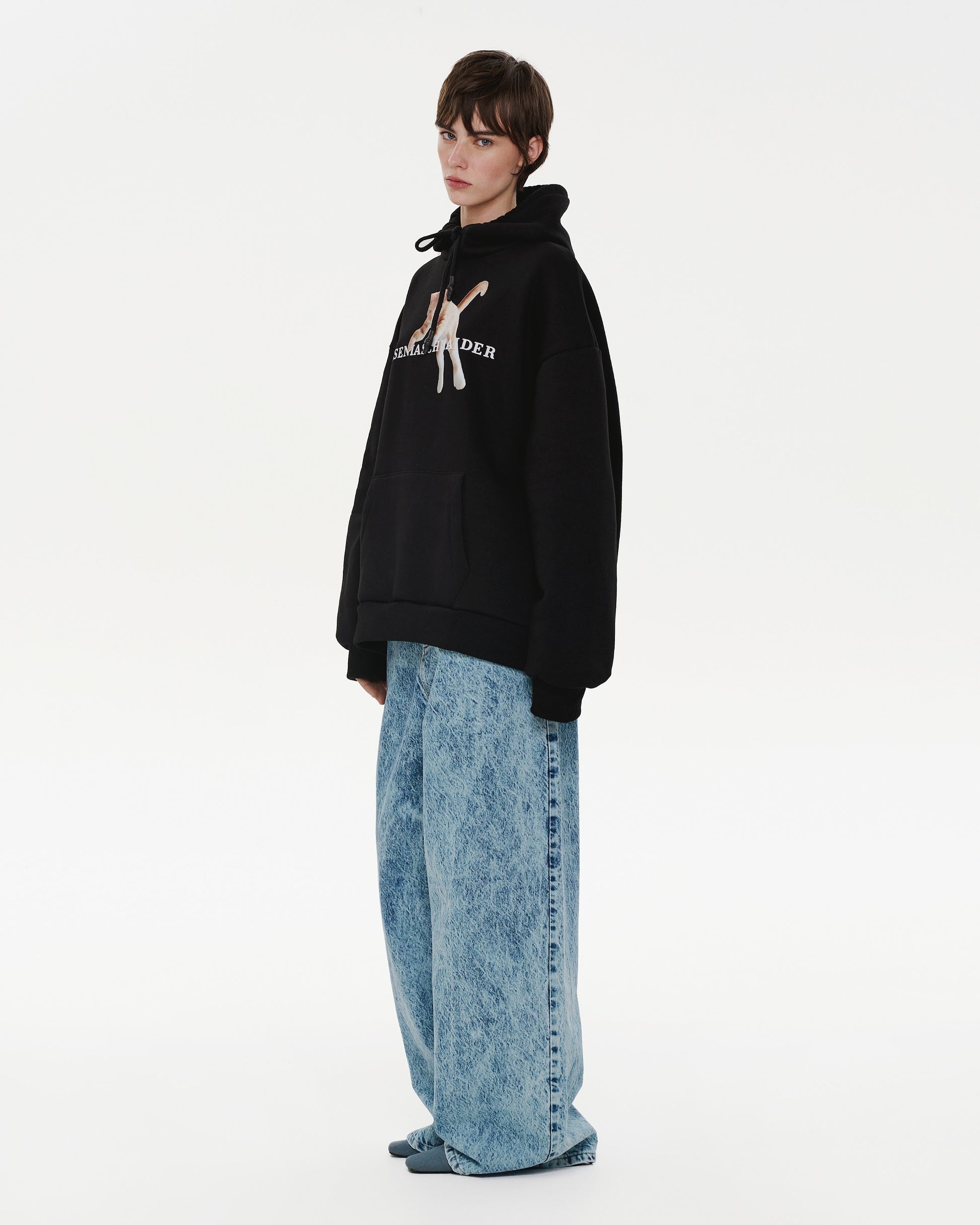 Buy Flying Kitten Hoodie – Tops by Ksenia Schnaider | Ethical & Sustainable Fashion