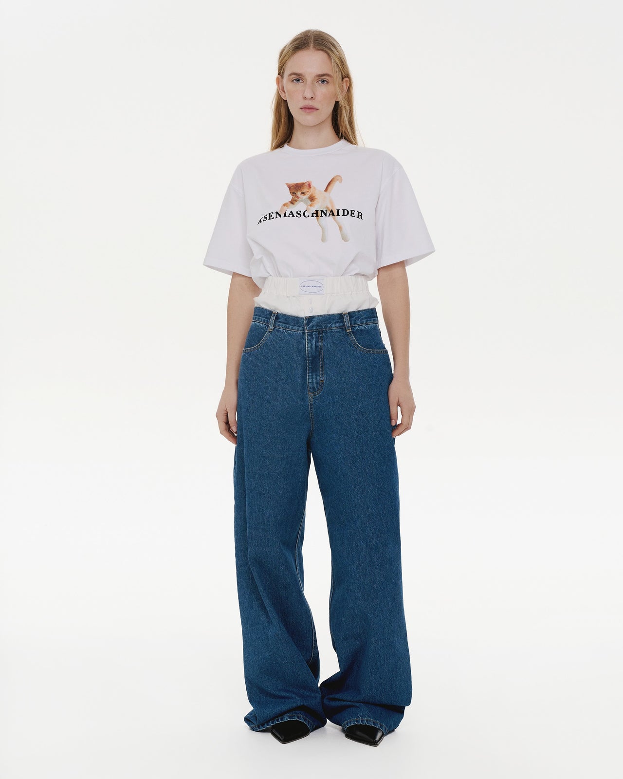 Buy Flying Kitten T-shirt – Tops by Ksenia Schnaider | Ethical & Sustainable Fashion