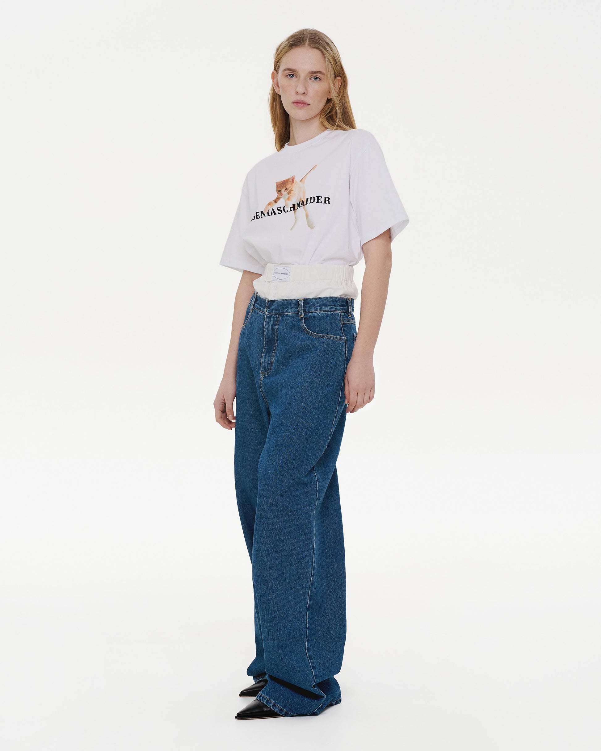 Buy Flying Kitten T-shirt – Tops by Ksenia Schnaider | Ethical & Sustainable Fashion