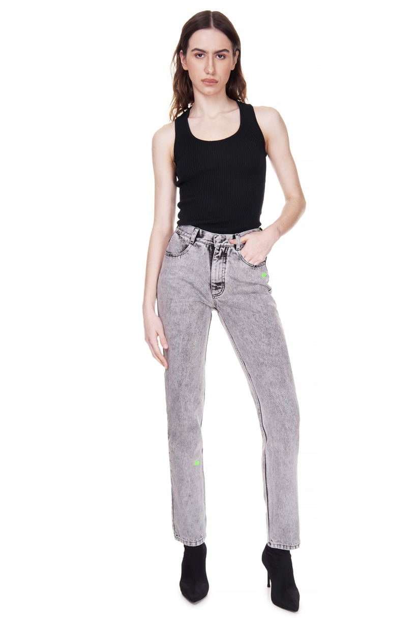 Slim Acid Wash Jeans image