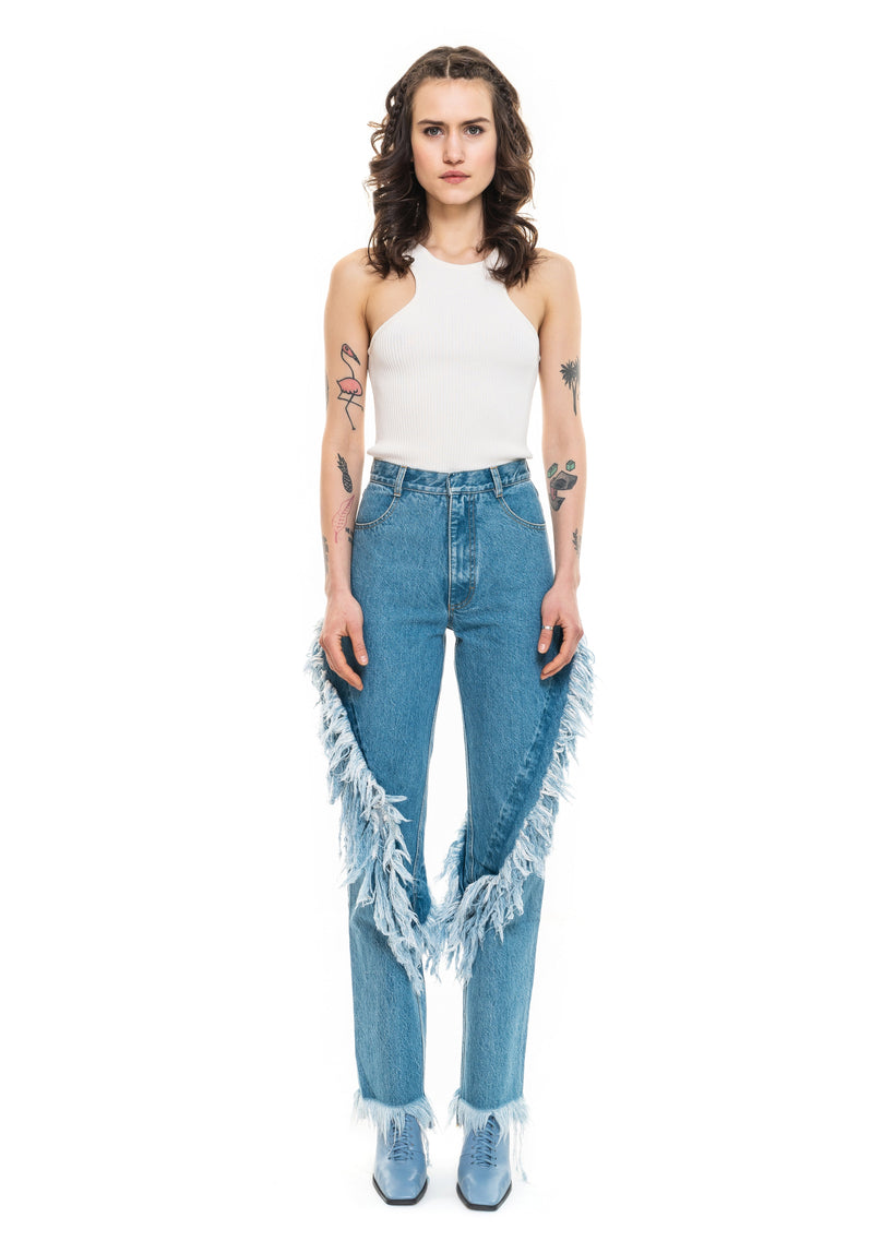 Slim Blue Cowboy Jeans image