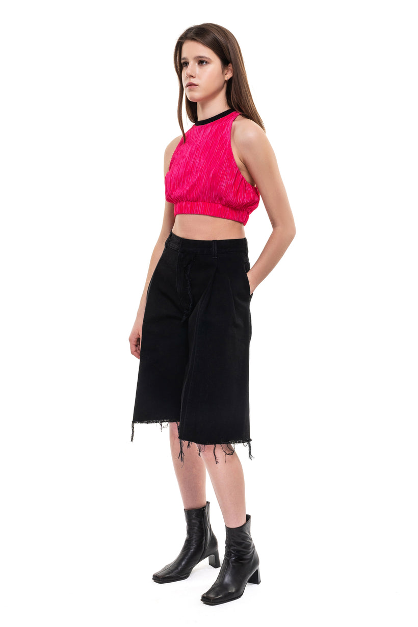 Pleated Crop Top image