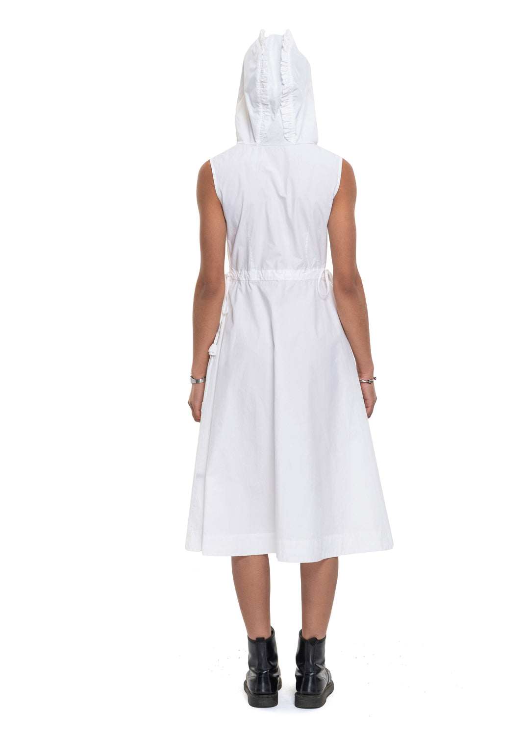 White Babushka Dress image